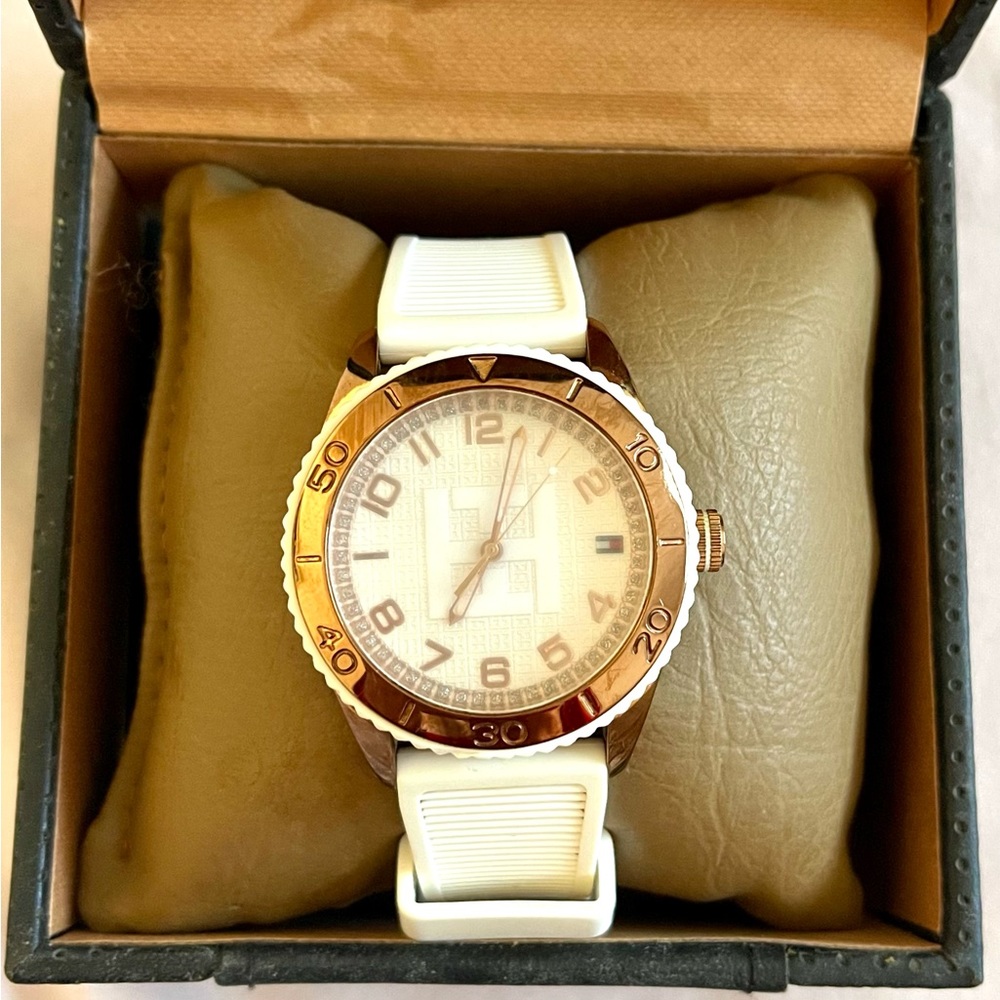 Tommy Hilfiger Watch - Rose and White